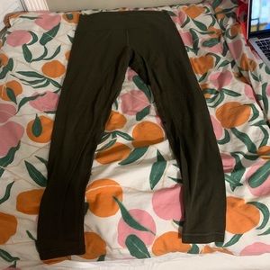 army green align leggings